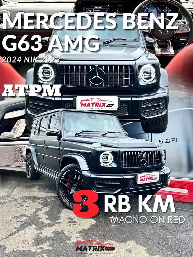 Mercedes Benz G63 AMG 2023! G63 ! MERCY G63 ! MOBIL MERCY G63 ATPM!