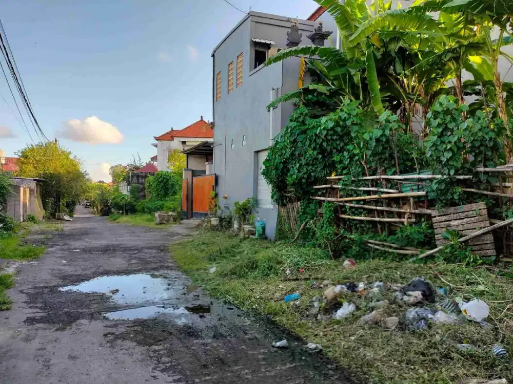 Jual Tanah Luas 2.85are Kontur Datar Zona Kuning & Hak Milik Jl Gatsu Barat ( Dekat KFC & McD )