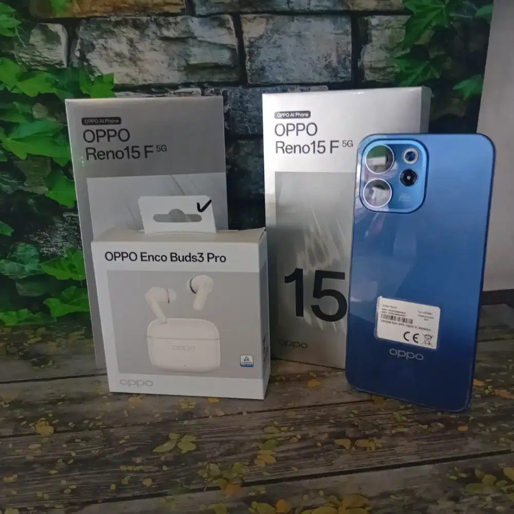 RENO 15F 8/256 All warna Ready Stock. Cashback hingga 200Ribu