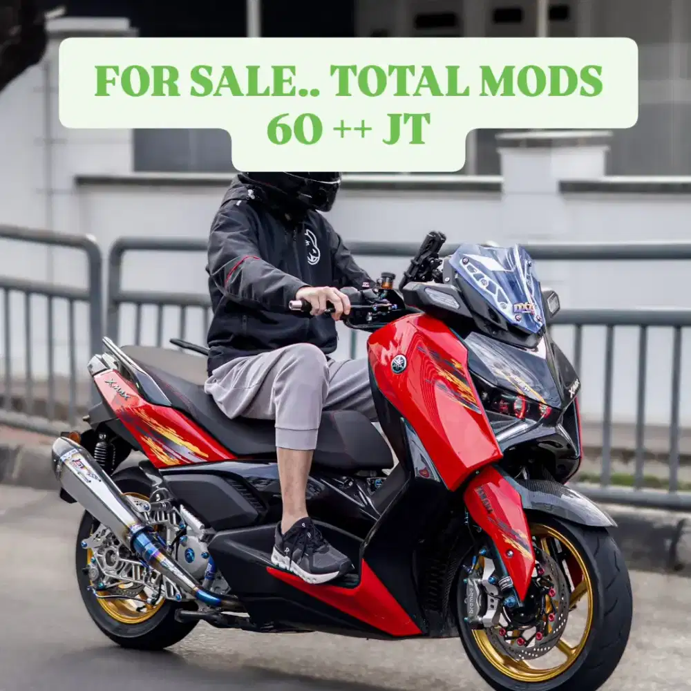 Xmax  merah 2023. Full mods