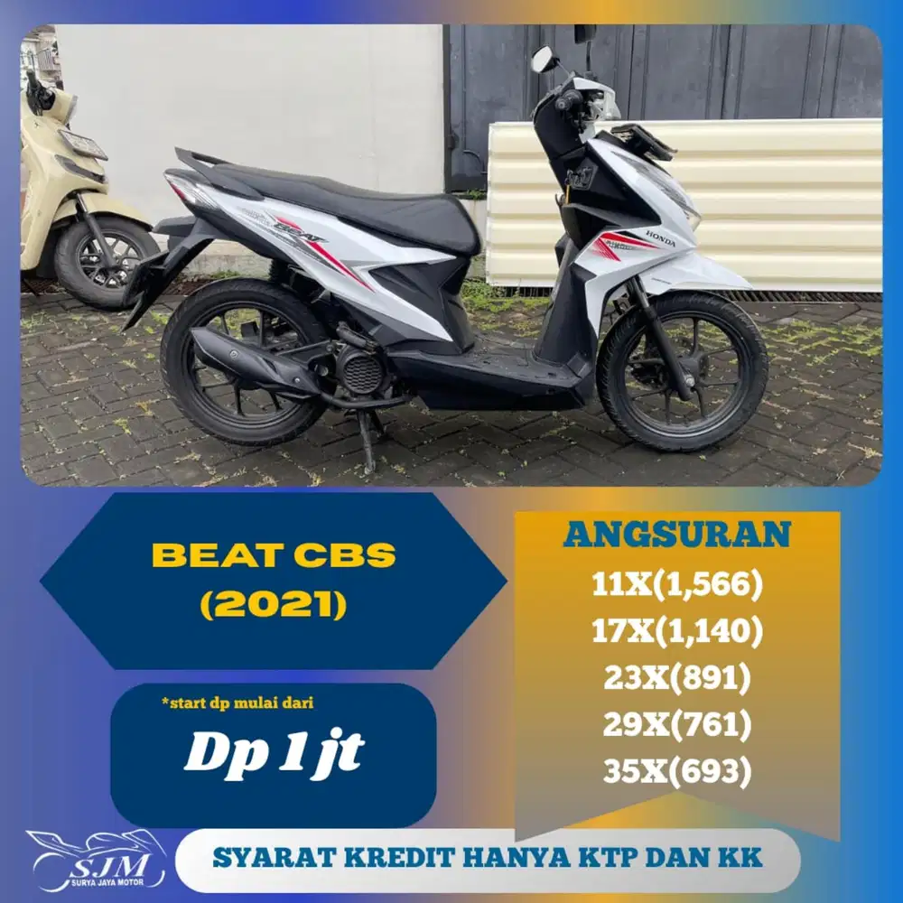 HONDA BEAT CBS 2021 MESIN HALUS