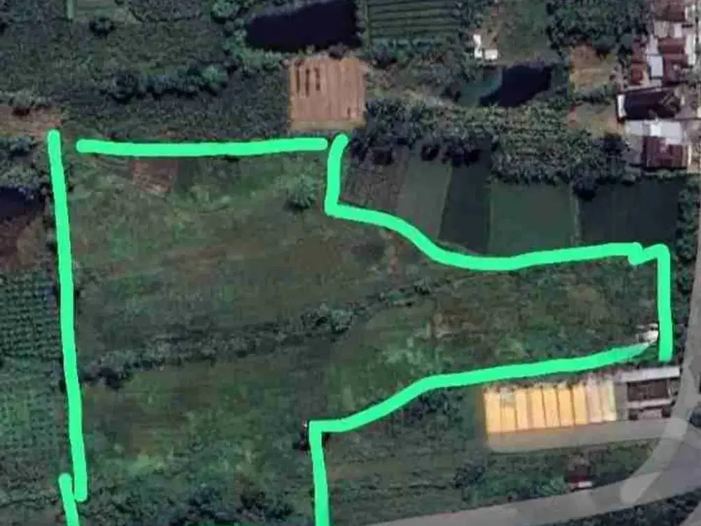 Tanah Komersial Zona Orange Nol Jalan Provinsi Raya Dawarblandong Mojokerto