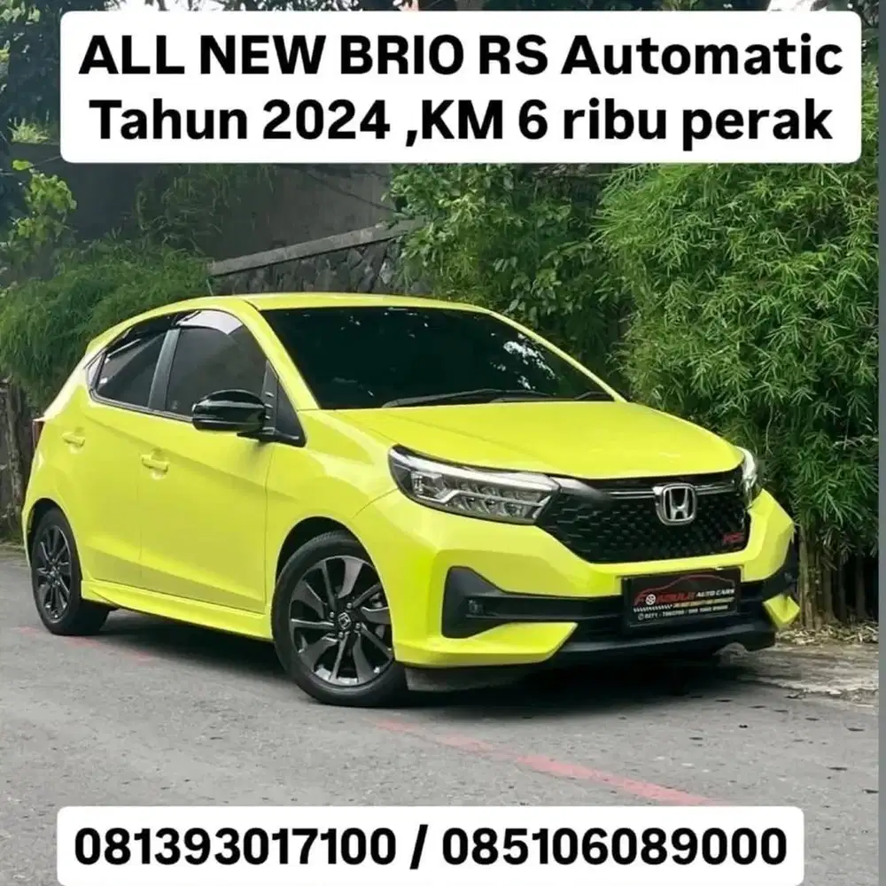 KM 6 ribu perak, ALL NEW BRIO RS Automatic
Tahun 2024 ,