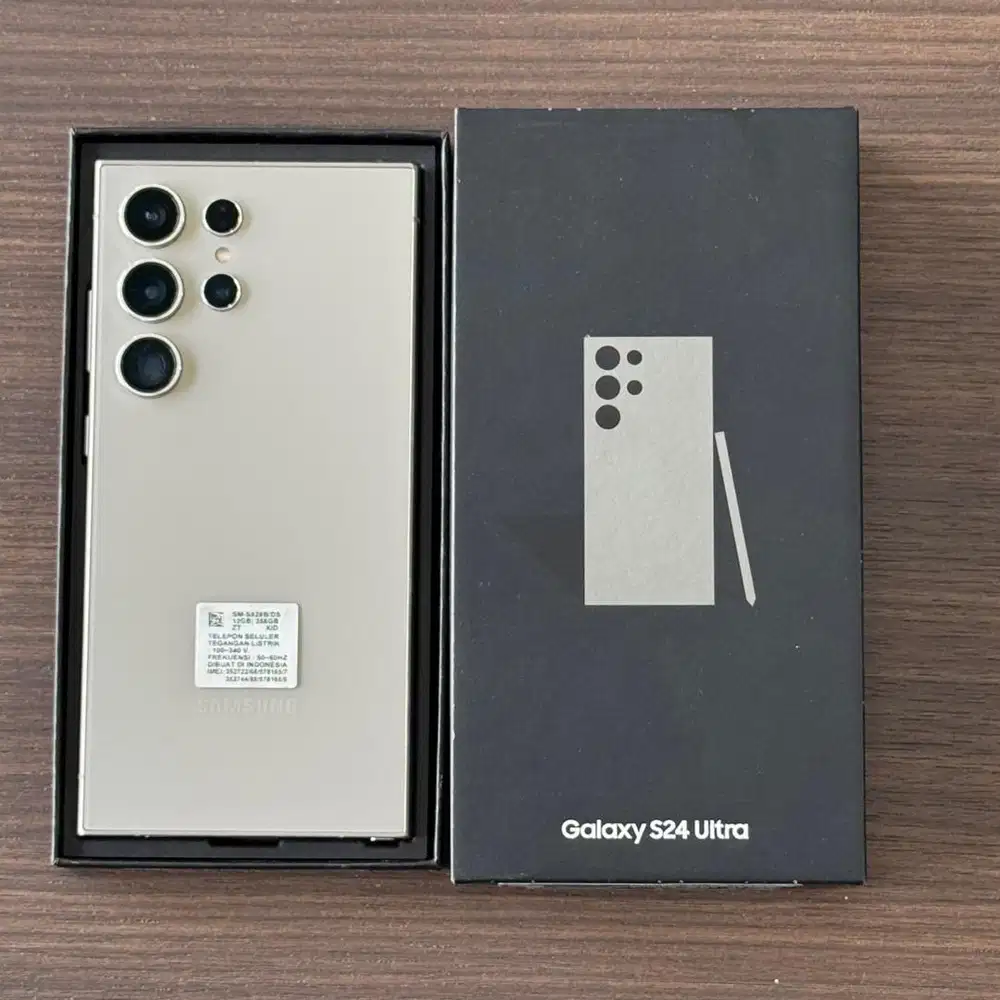 SAMSUNG S24 ULTRA TITANIUM GRAY 25612 GARANSI RESMI SEIN