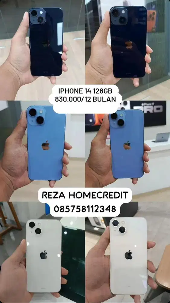 KREDIT IPHONE 14 , CICILAN PROMO FREE 2X