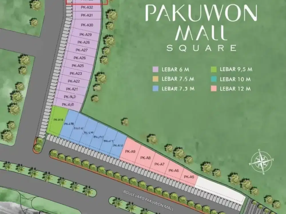 Dijual Tanah Kavling Pakuwon Indah Strategis Siap Pakai