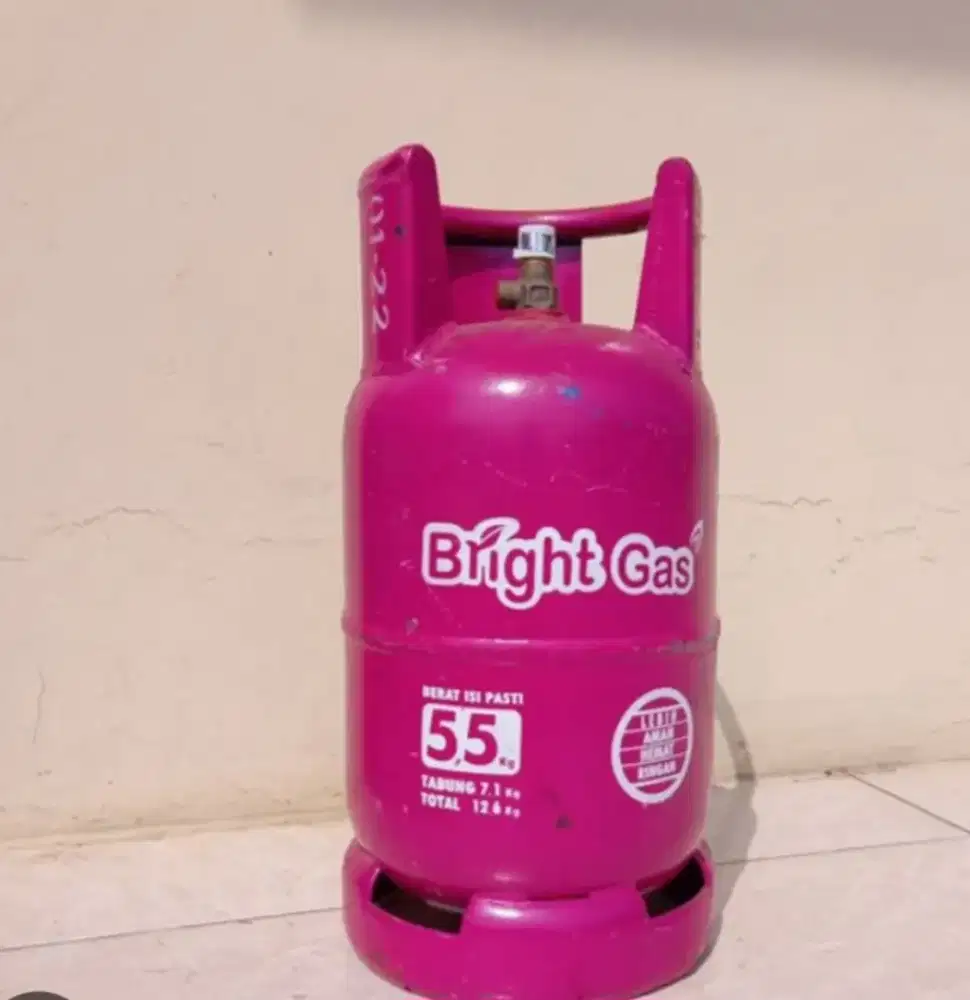 tabung gas brigth gas 5.5 kg pink