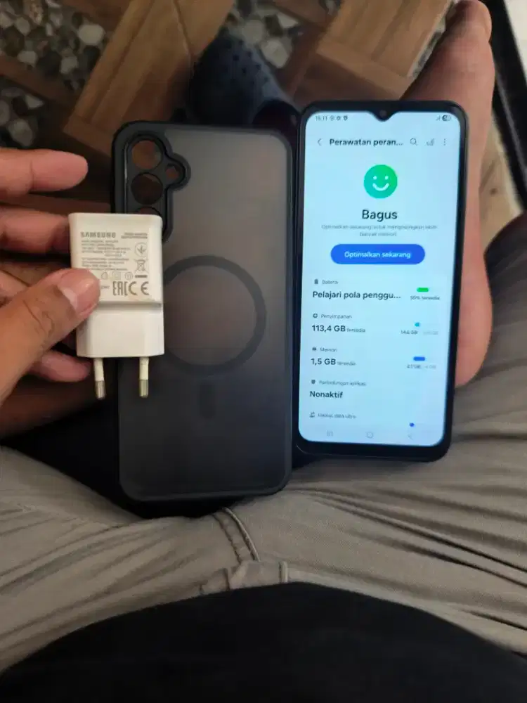 Samsung A14 4+4/128 resmi indo sein msih bgus benget TT masuk