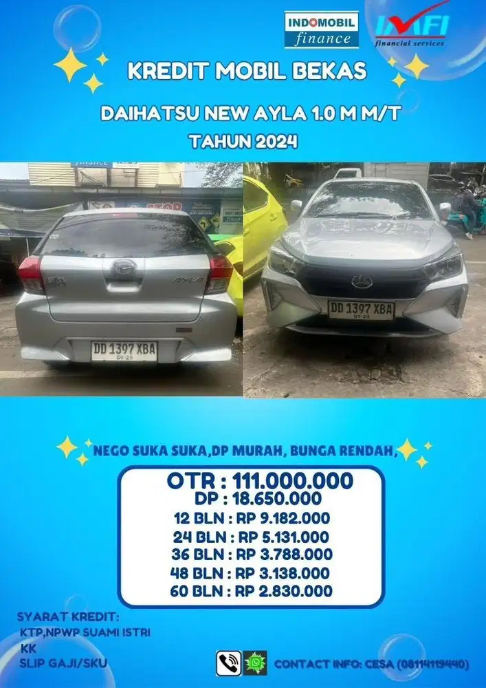 DAIHATSU AYLA 1.0 M MT