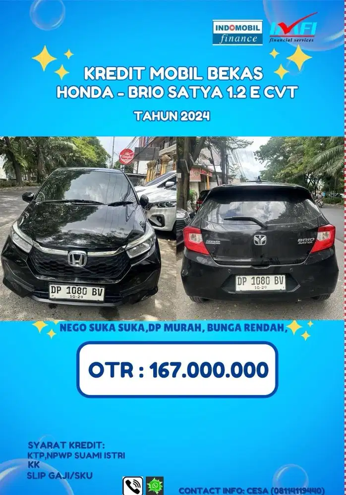 HONDA BRIO SATYA 1.2 E CVT