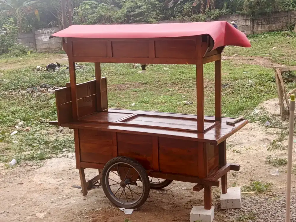 Jual cepat gerobak angkringan