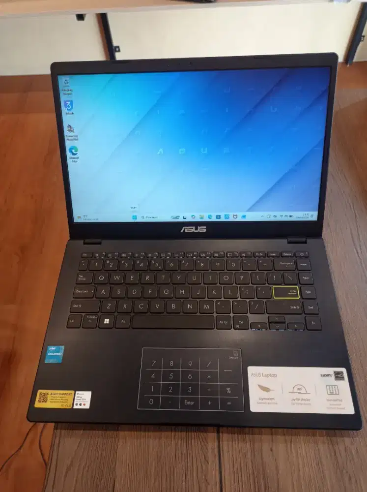 Laptop asus e410ka celeron n4500 ram 8 ssd 256