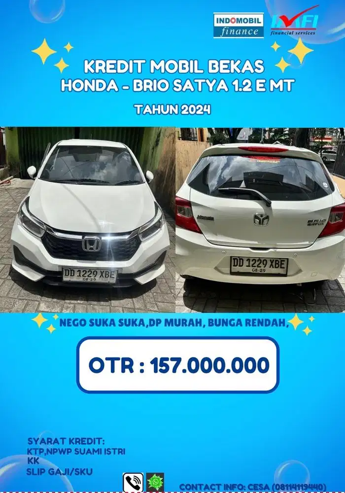 HONDA BRIO SATYA 1.2 E MT