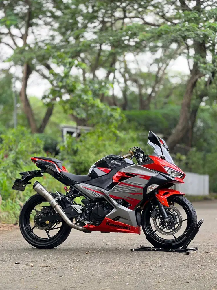 KAWASAKI NEW NINJA 250 FI ABS MDP 2018 ORANGE KM 5K PAJAK ON SIAP GAS