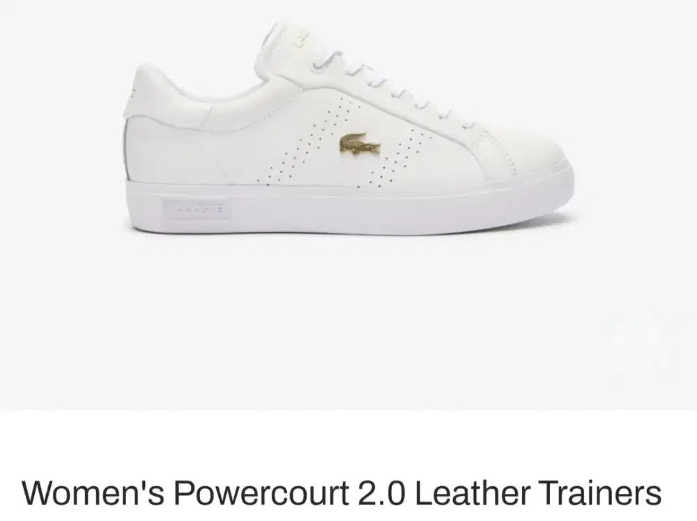 Lacoste Women's Powercourt Emblem Gold