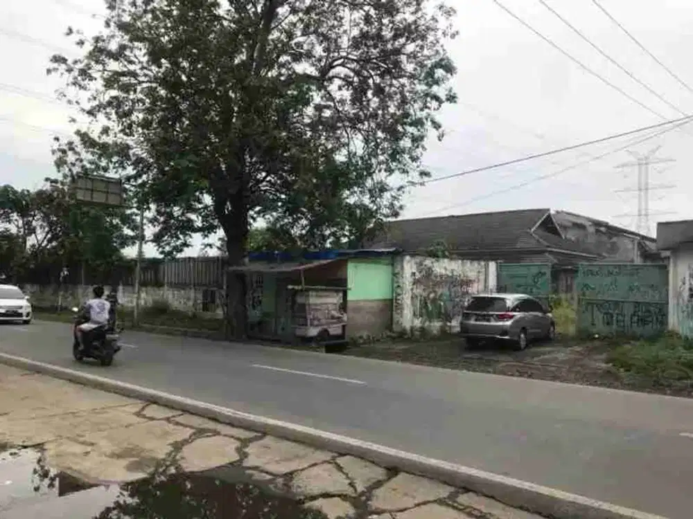 Dijual tanah bekas pabrik di jl. perjuangan teluk Pucung kota Bekasi