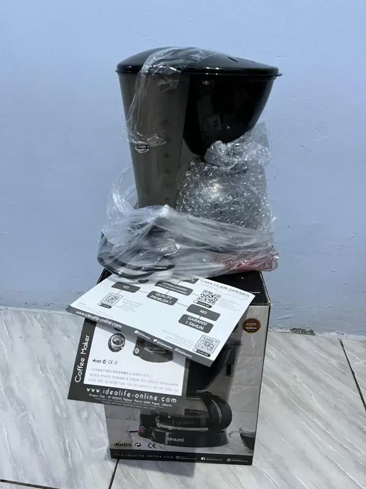 Coffemaker IDEALIFE new (mesin pembuat kopi)