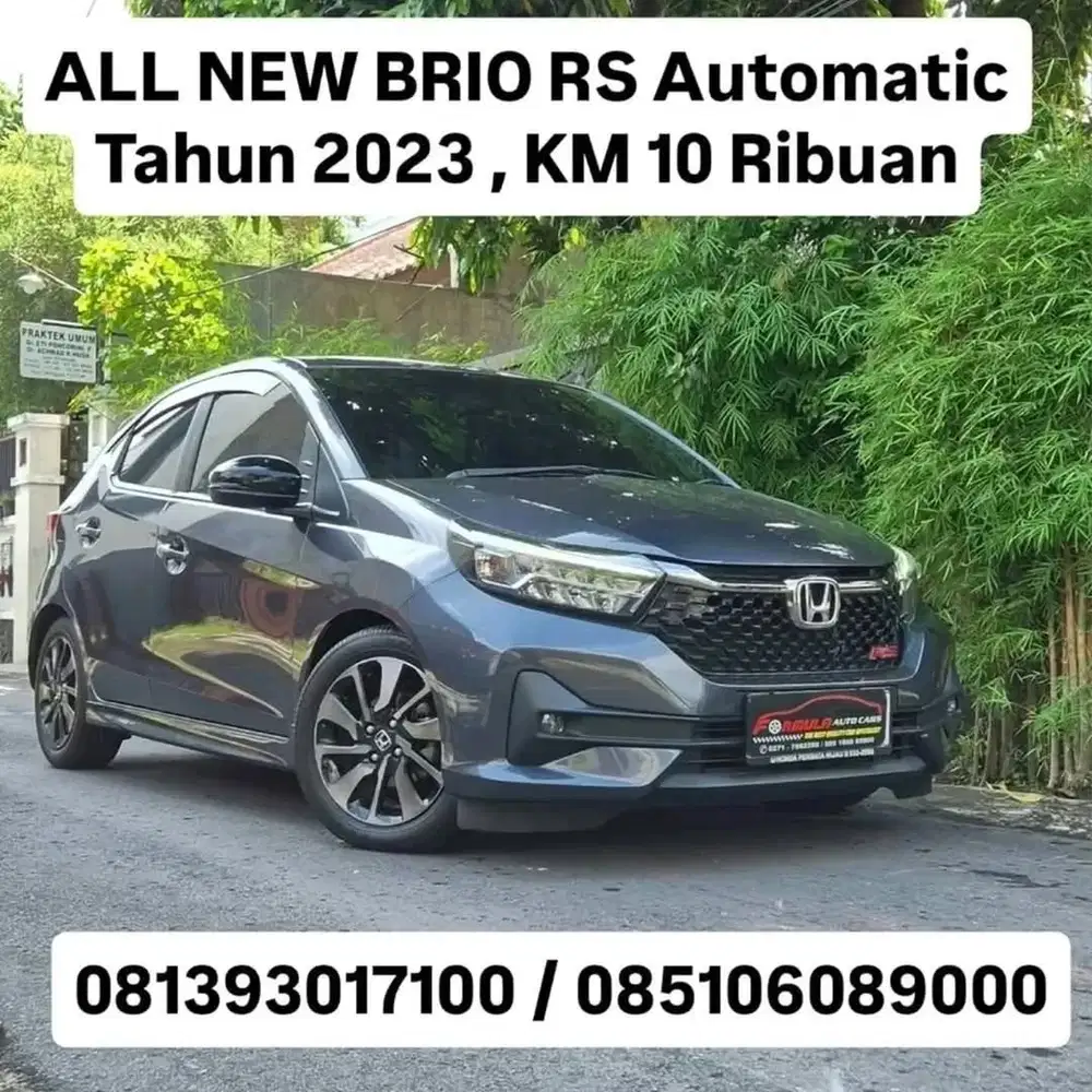 KM 10 ribuan, ALL NEW BRIO RS Automatic
Tahun 2023 ,