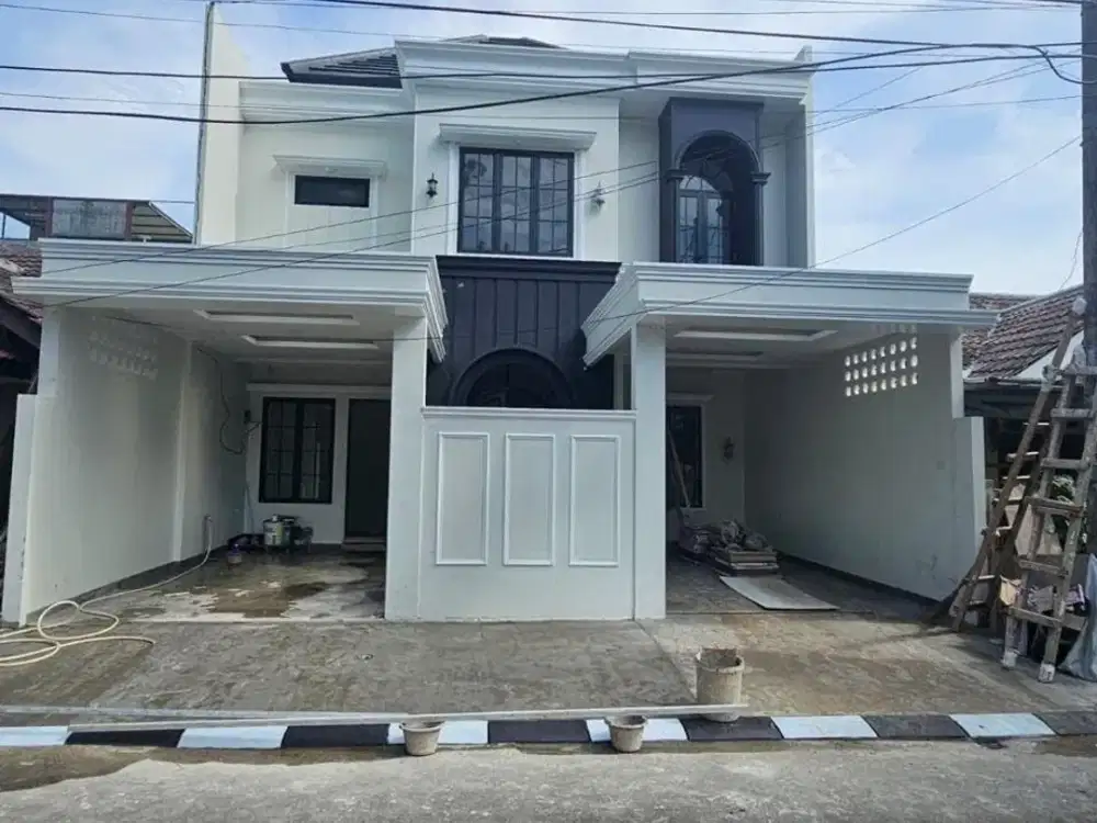 Rumah baru Nusaloka BSD ada Taman free kicten set