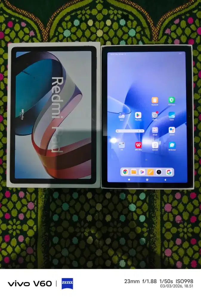 Redmi Pad 6+6/128GB Fullset ( Bukan Seri SE )
