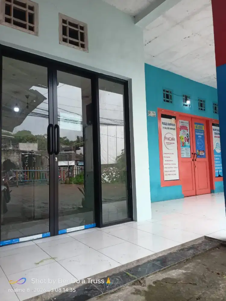 Kontrak an 2 kamar pinggir jalan Utama ciherang pondok caringin