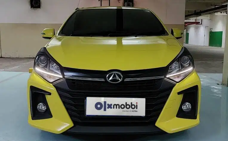 TDP 6,JT, Daihatsu Ayla 1.2 X Bensin-AT Kuning 2022