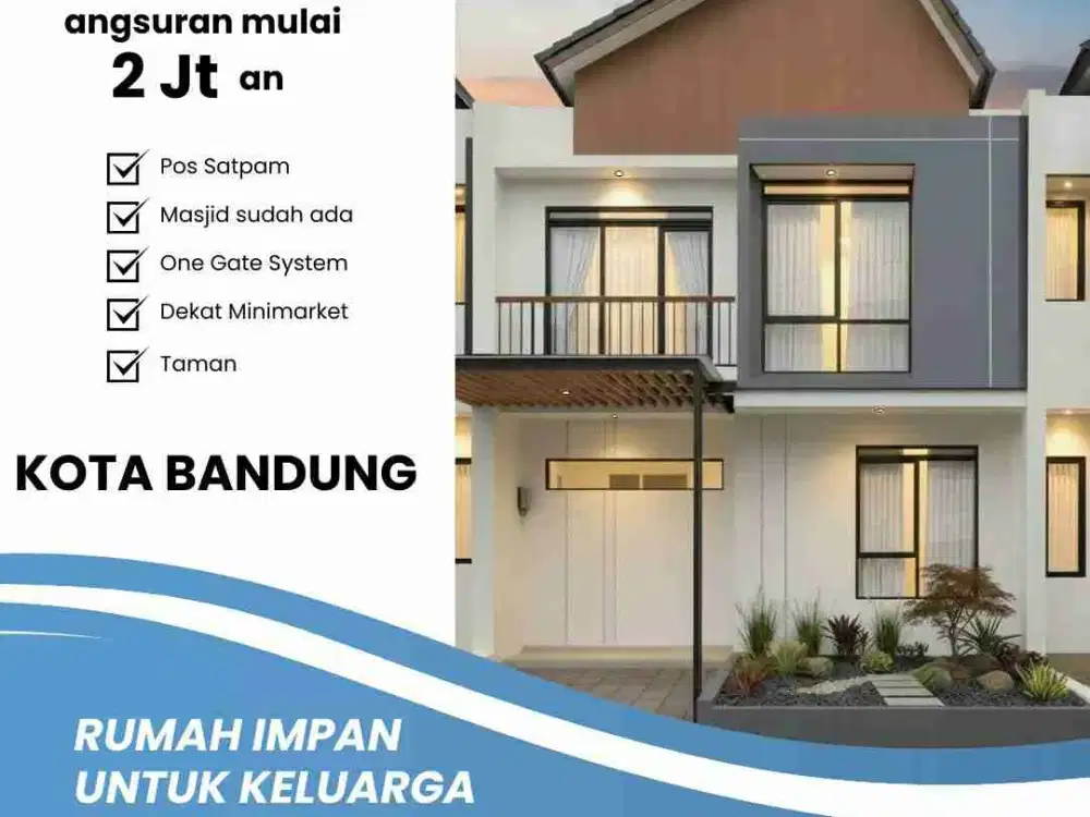promo DP 10 JT all in rumah kekinian nyaman murah sejuk di Ujungberung