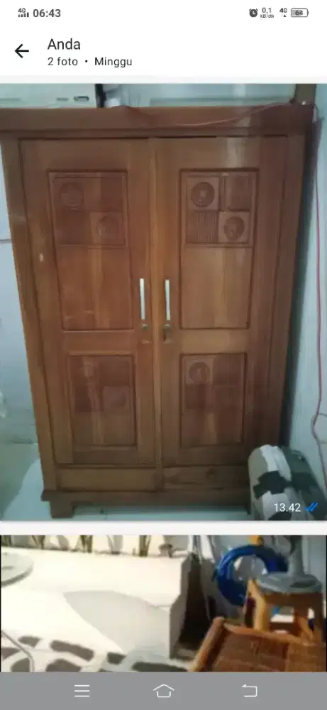 DI JUAL CEPAT LEMARI BAJU