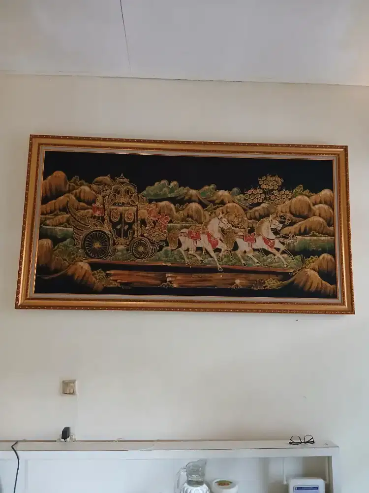 Lukisan Kereta Kencana asli