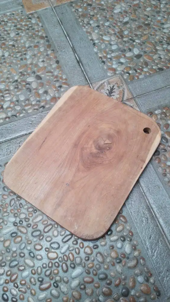 Talenan Kayu Premium Jati Besar Anti Jamur/Food Grade/ Solid