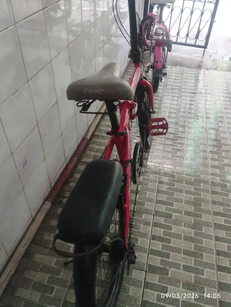 Jual aja ni sepeda lipat bekas, 2 sekaligus