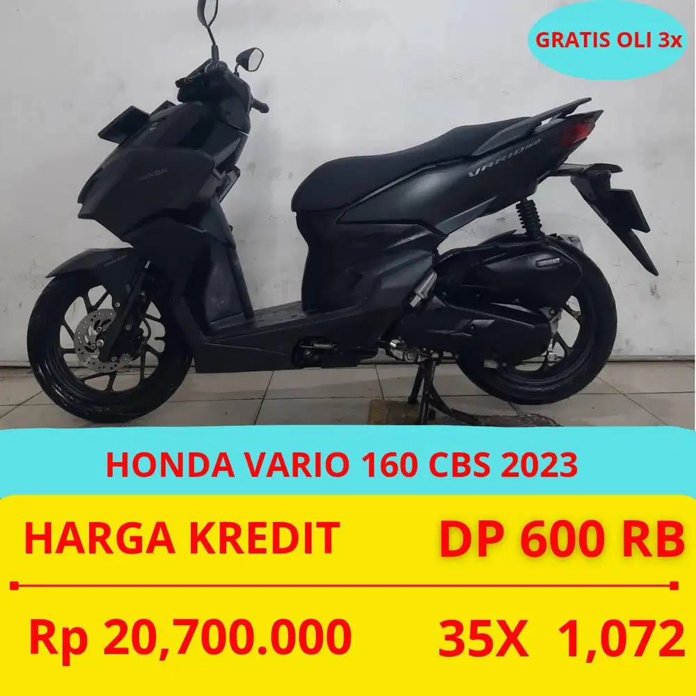 PROMO SUKSES MOTOR HONDA VARIO 160 CBS 2023 DP MURAH 600 RIBU GUYSS