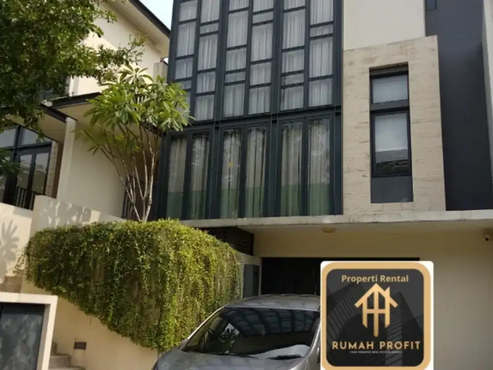 Disewakan Rumah 3 Lantai di Nava Park Dekat AEON BSD City- Tangerang