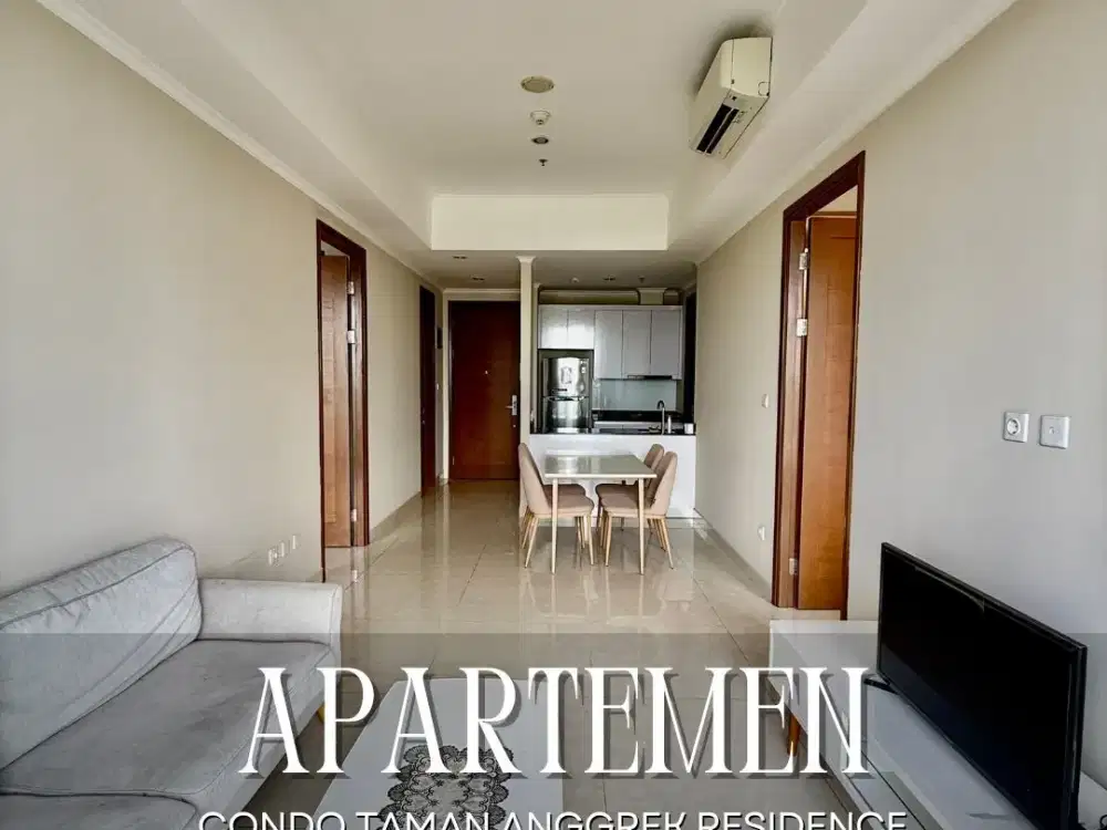 DISEWAKAN MURAH APARTEMEN CONDO TAMAN ANGGREK RESIDENCE TOWER BEECH 2+1BR JAKARTA BARAT