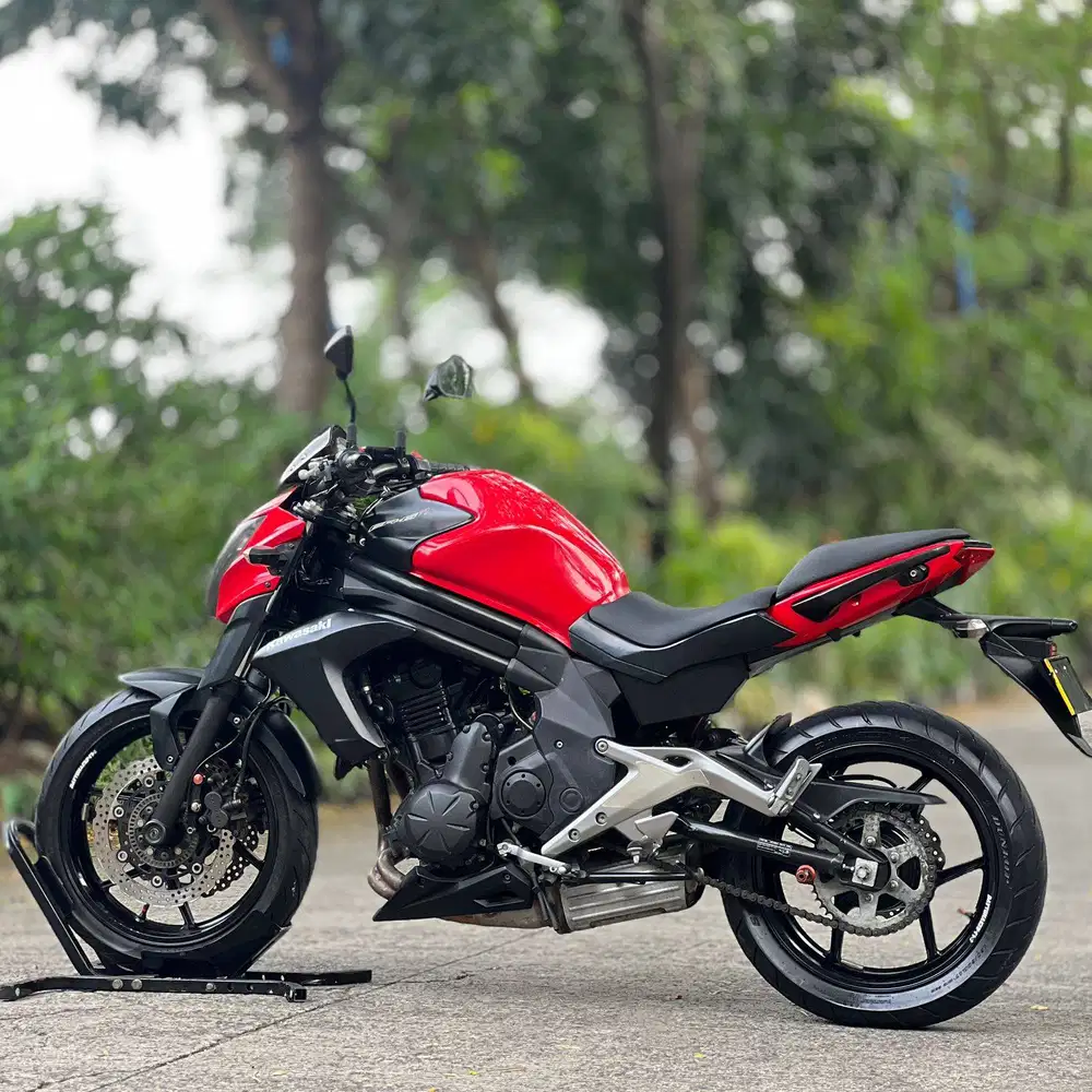 KAWASAKI ER6N 650 ABS 2013 MERAH KM RENDAH PAJAK PANJANG SUPERB