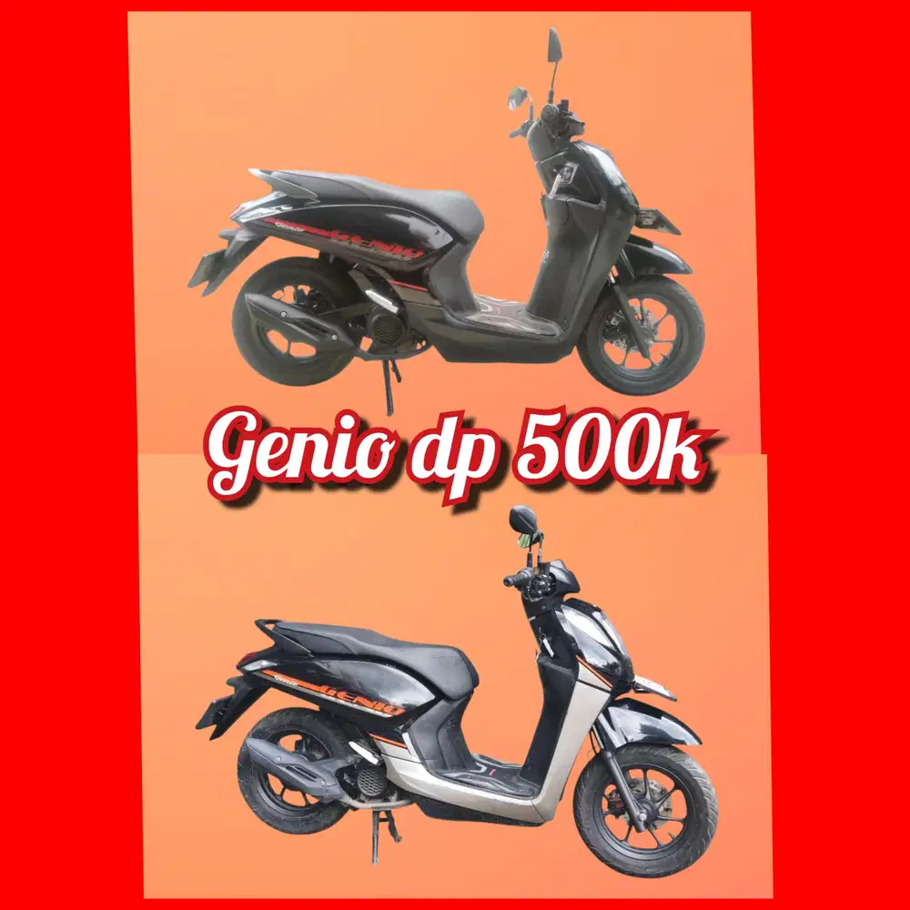 Dp 500rb Honda Genio cbs (Ktp daerah bs kredit) motor