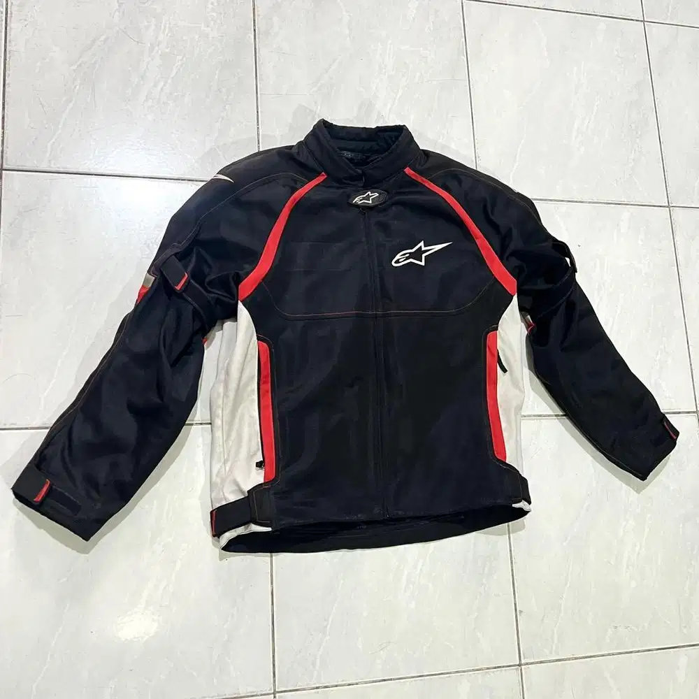 Jaket Alpinestars Haze Air XL full protector hitam touring alpinestar