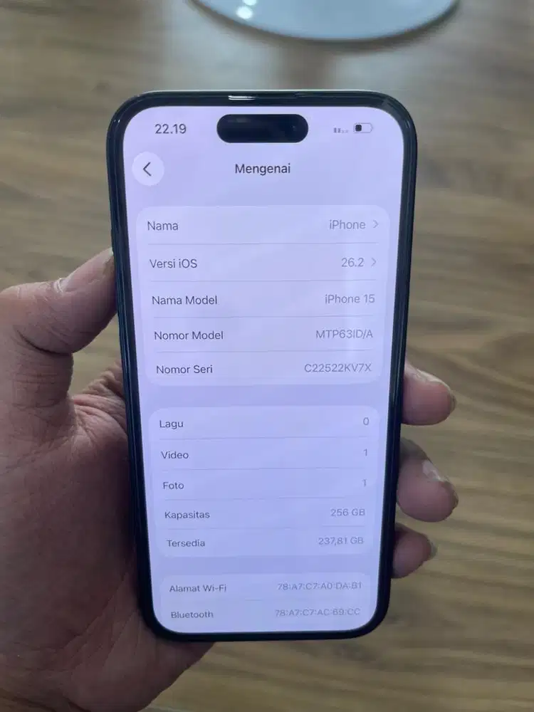 Iphone 15 256GB black ibox full set