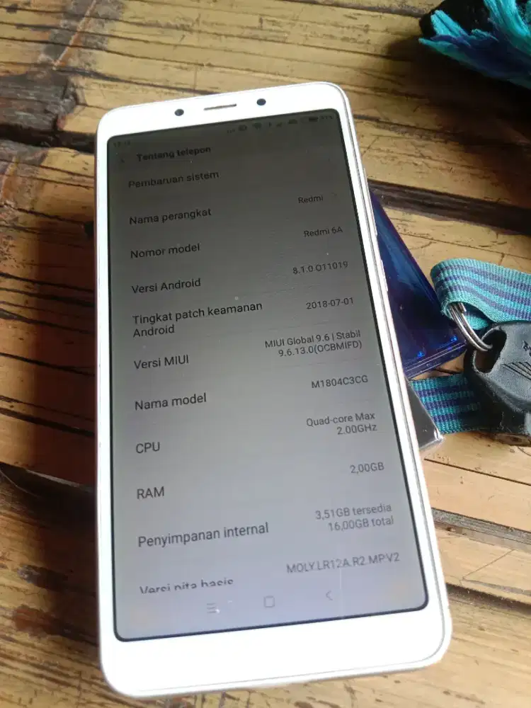 hp xiome 6a ramb2/16 masih mulus non minus