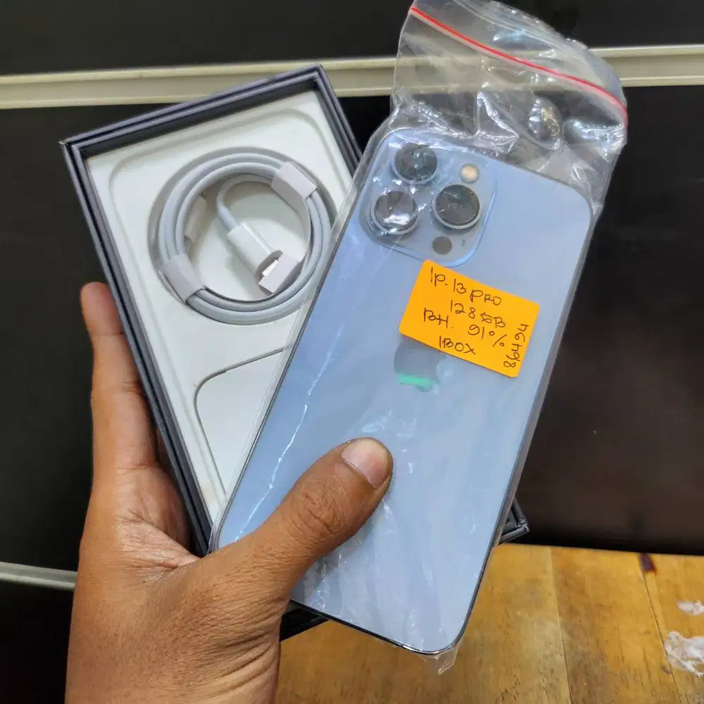 iphone 13 pro 128gb ibox lengkap ori mulus