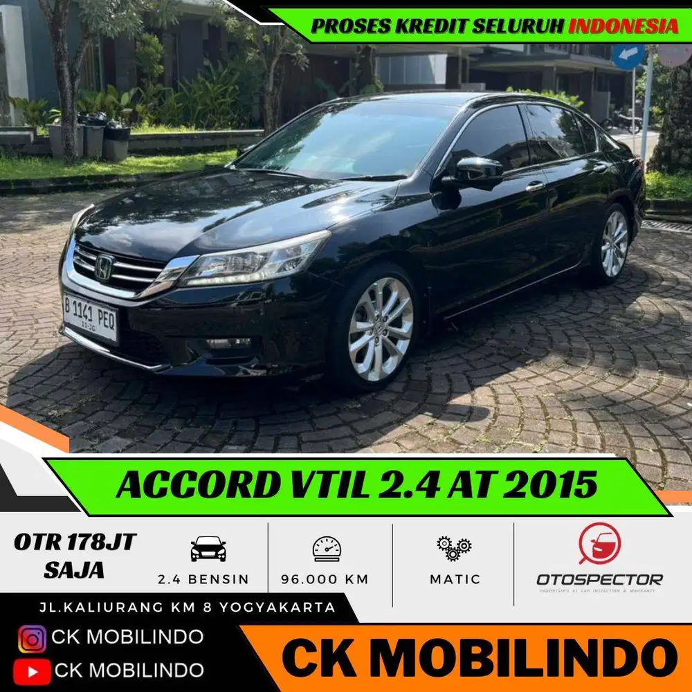 Honda Accord Vtil Matic 2015 ISTIMEWA DP Minim Kredit Murah