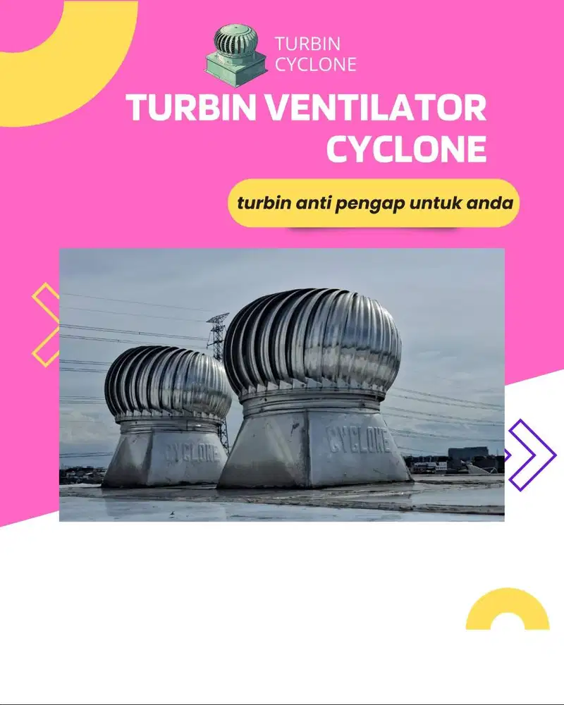 JUAL TURBIN VENTILATOR SIDOARJO MERK CYCLONE