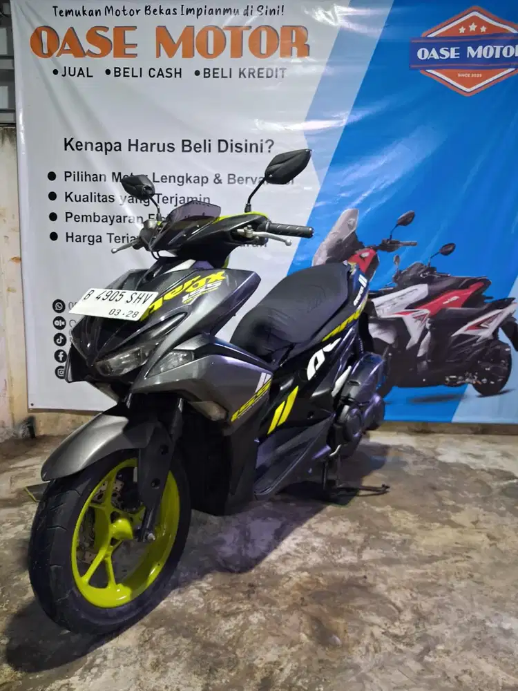 (B)Yamaha Aerox 155 VVA Tahun 2019