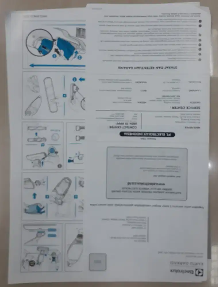Vacum Cleaner W Q6 Electrolux 2 in 1