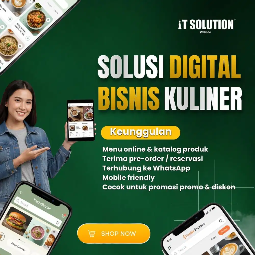 Solusi Digital Bisnis Kuliner – Website & Sistem Siap Order