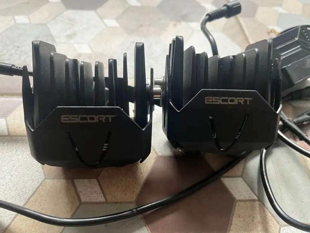 Lampu Fog Lamp Mini Projie 2 Mata Merk Escort Car