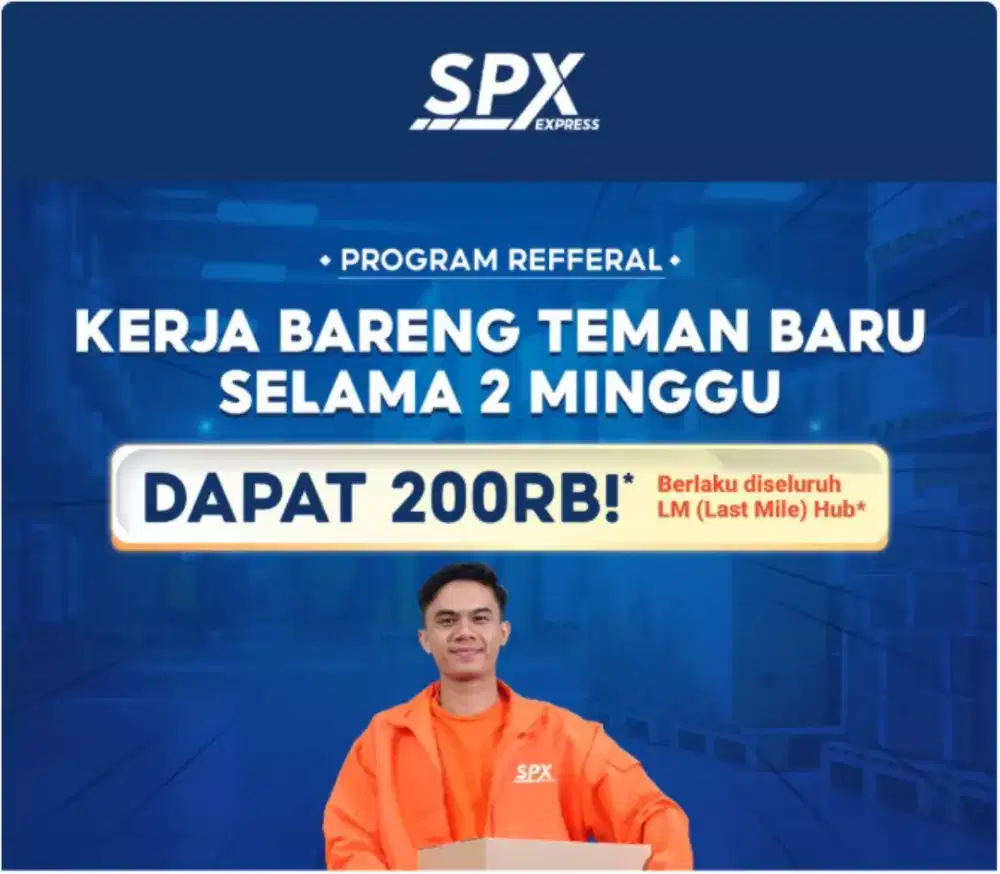 LOKER kurir SPX EXPRESS