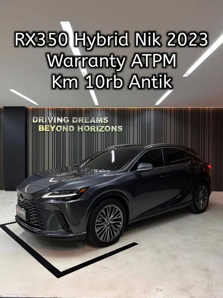 Lexus RX350H Hybrid 2023 Abu-abu Met Km10rb L45RI