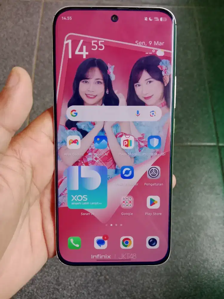 Infinix Hot 60 Pro plus ram 8/256 gb Nfc layar lengkung cakep elegan