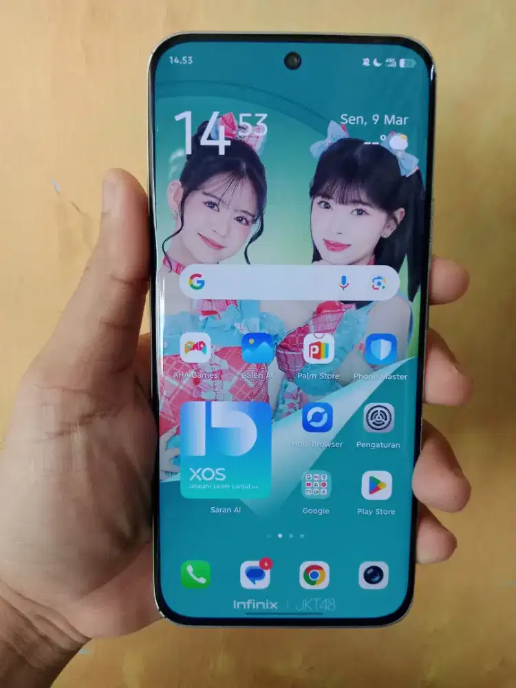 Infinix Hot 60 Pro plus ram 8/256 NFC layar lengkung elegan